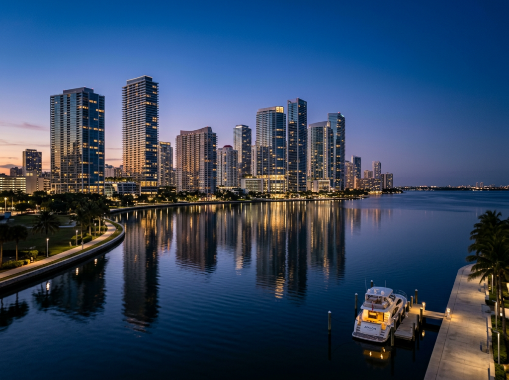 Valor inmobiliario a largo plazo en Brickell Key Miami