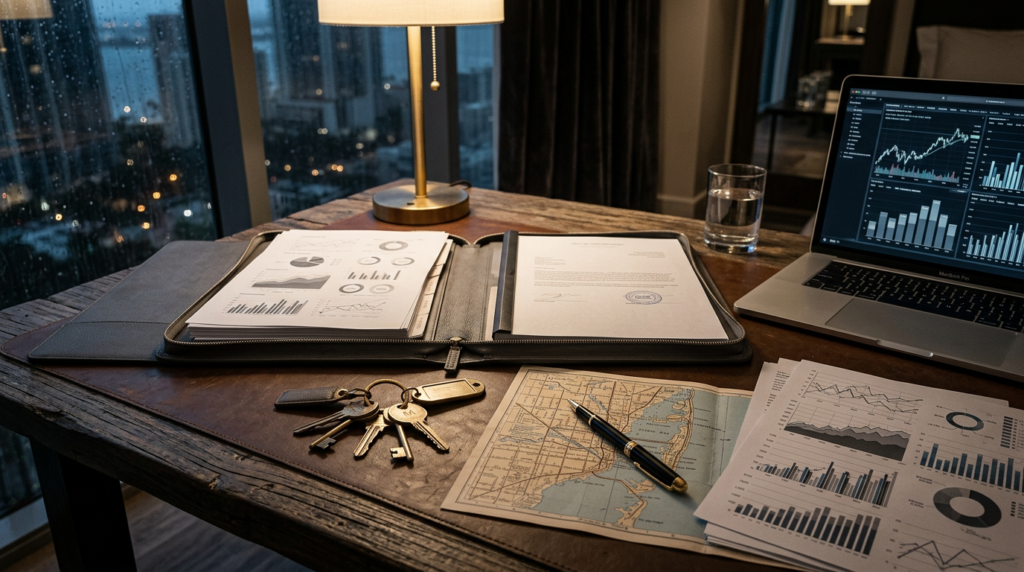 Checklist de inversión para comprar un condo de renta corta en Miami.