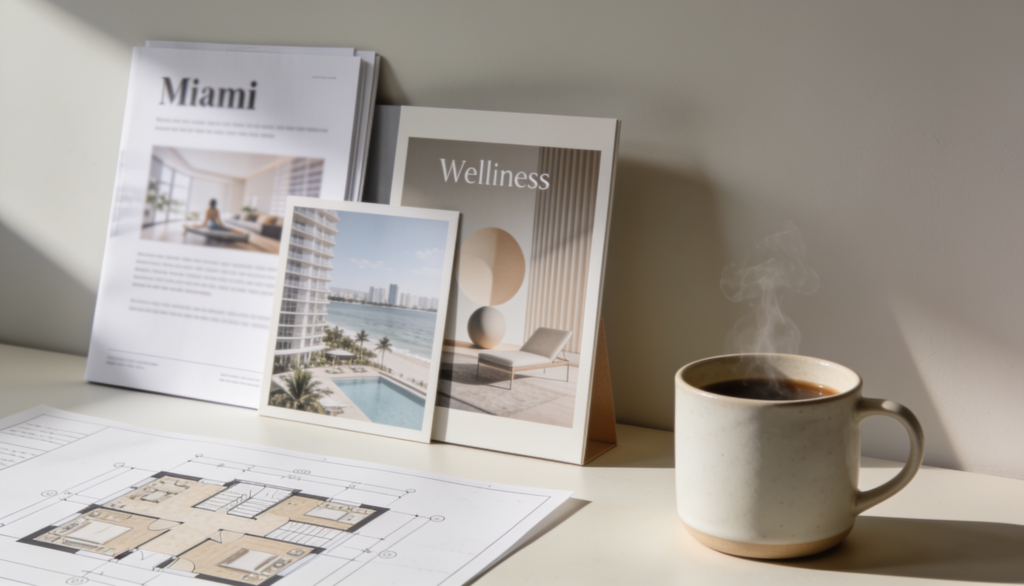 Documentos de análisis para invertir en wellness real estate en Miami.